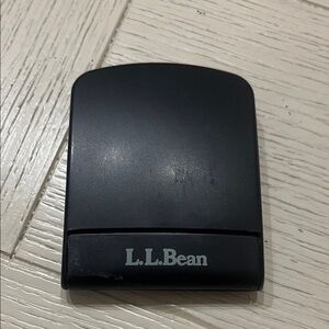 L.L. Bean Black Travel Alarm Clock With Nightfinder Camping Boating Off grid